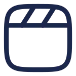 Clapperboard SVG Icon